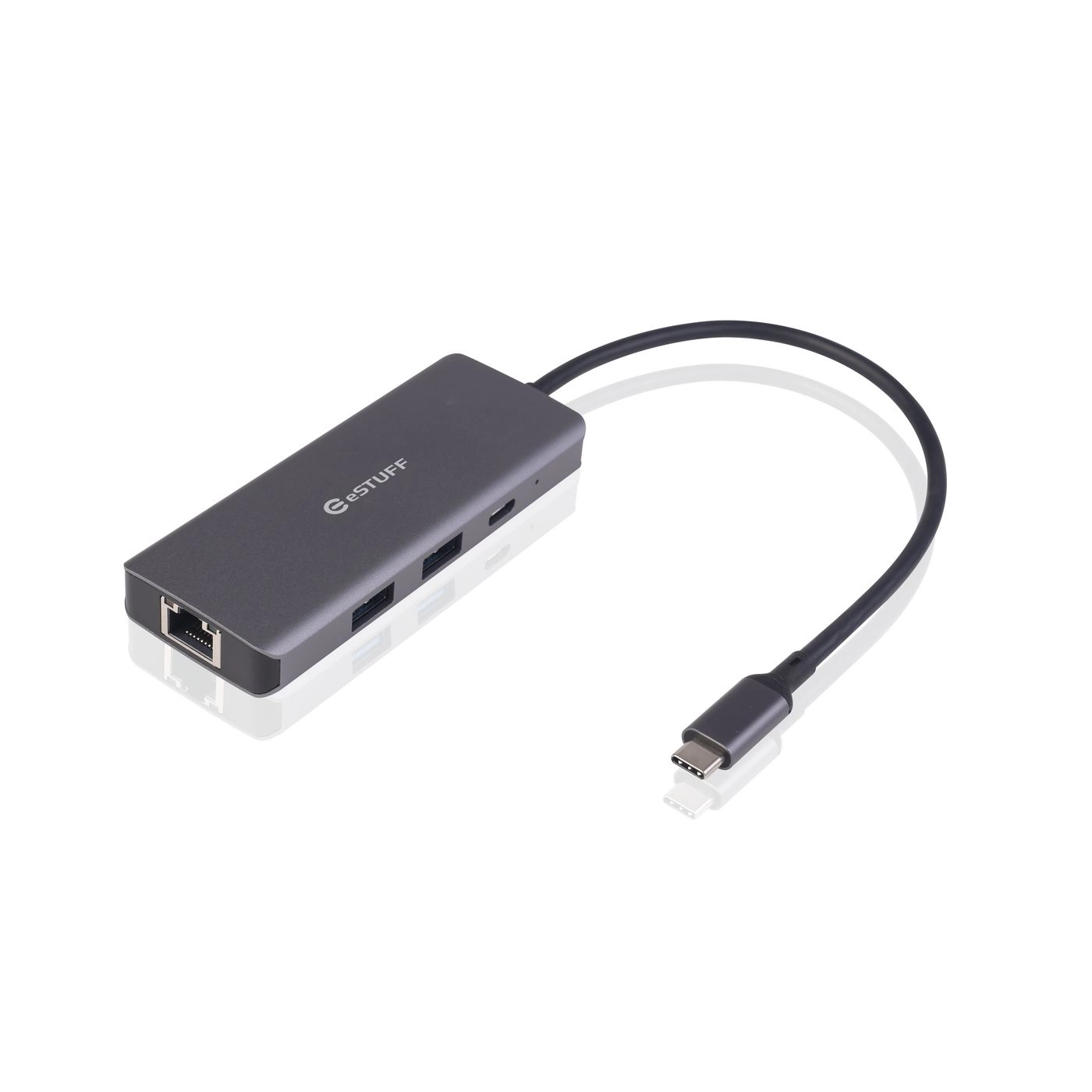 ESTUFF ES623013 laptop dock/port replicator Grey