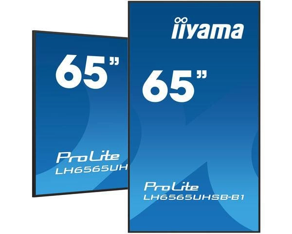 165cm/65" (3840x2160) iiyama ProLite LH6565UHSB-B1 16:9