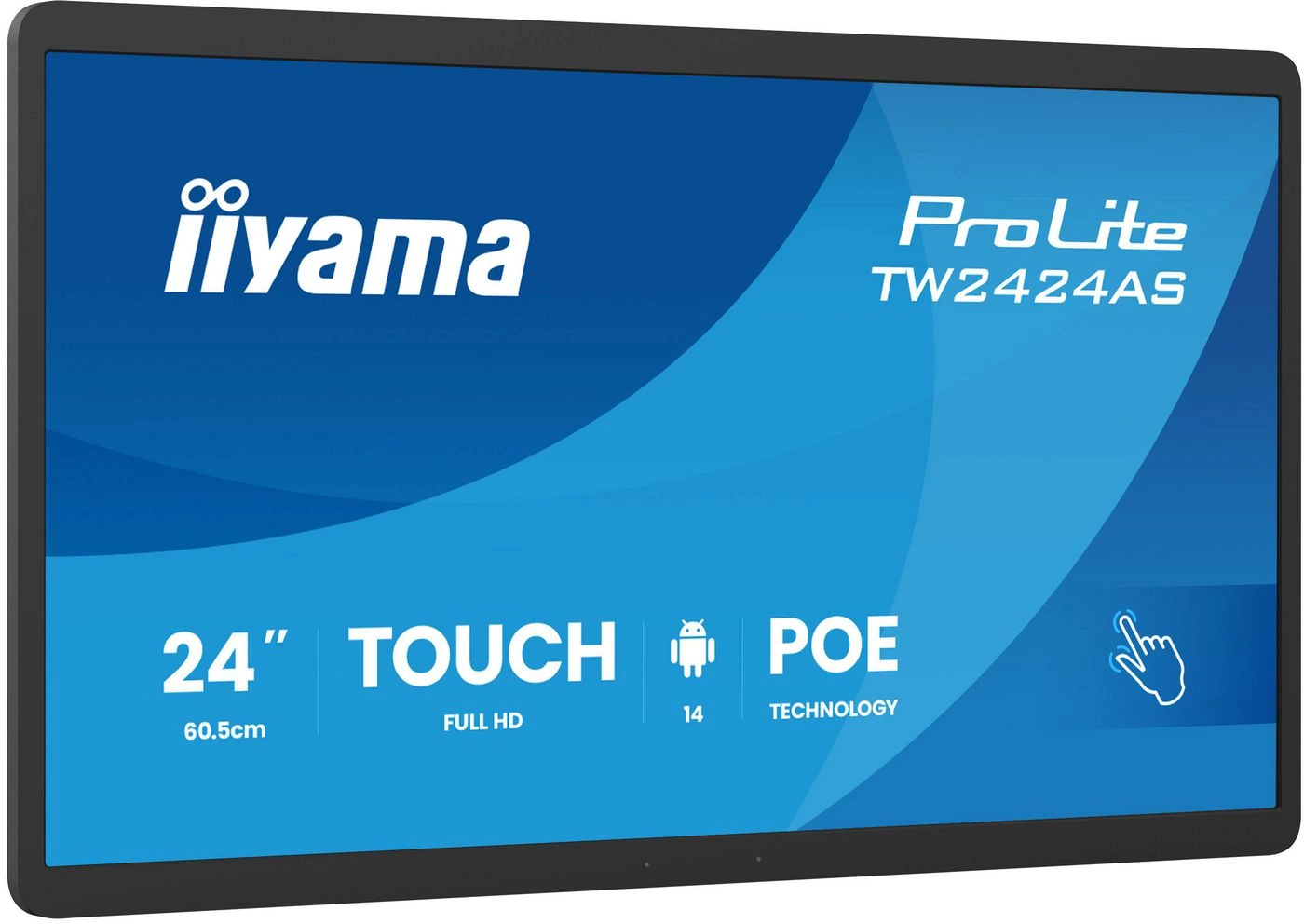 IIYAMA 60,5 cm (23,8 collas) TW2424AS-B3P 16:9 M-Touch USBC Android