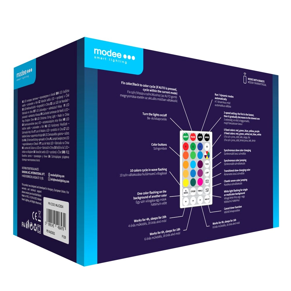 Lampki choin. modee 20m RGB 200LED