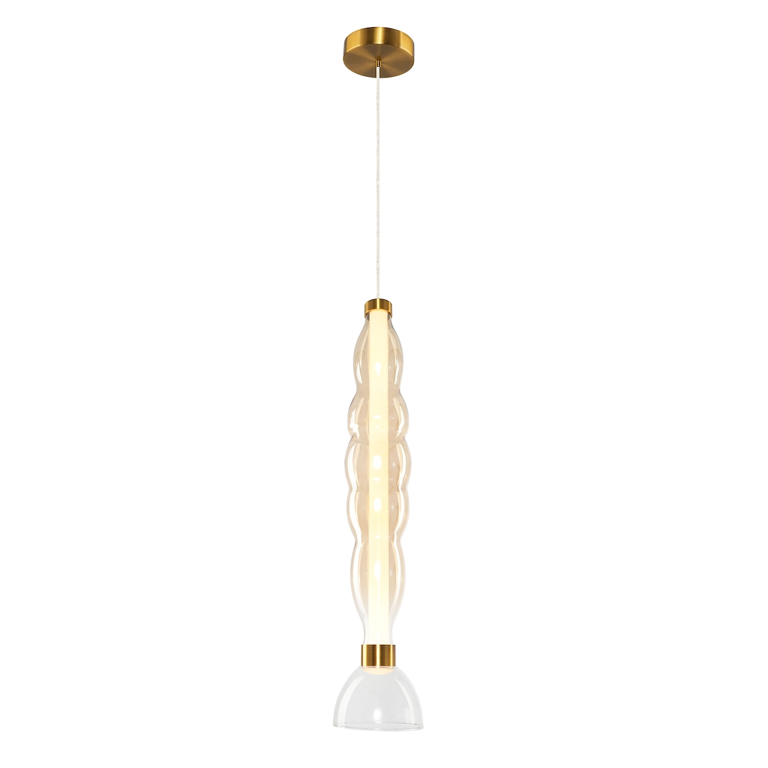 Hanging lamp LUCCO amber 18W 5902693714163