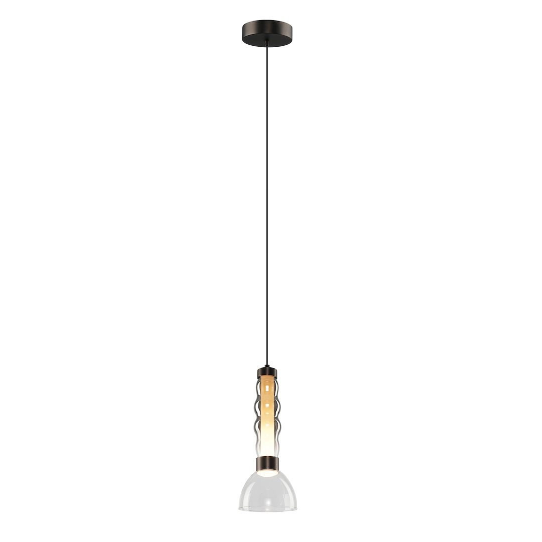 LUCCO smoked hanging lamp 13W 5902693714170