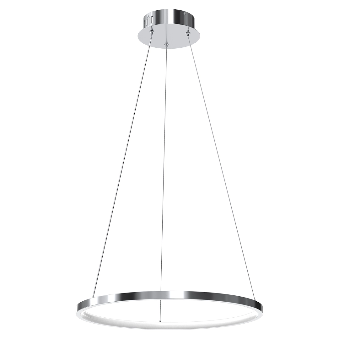 Hanging lamp HOOP CHROME 27W LED