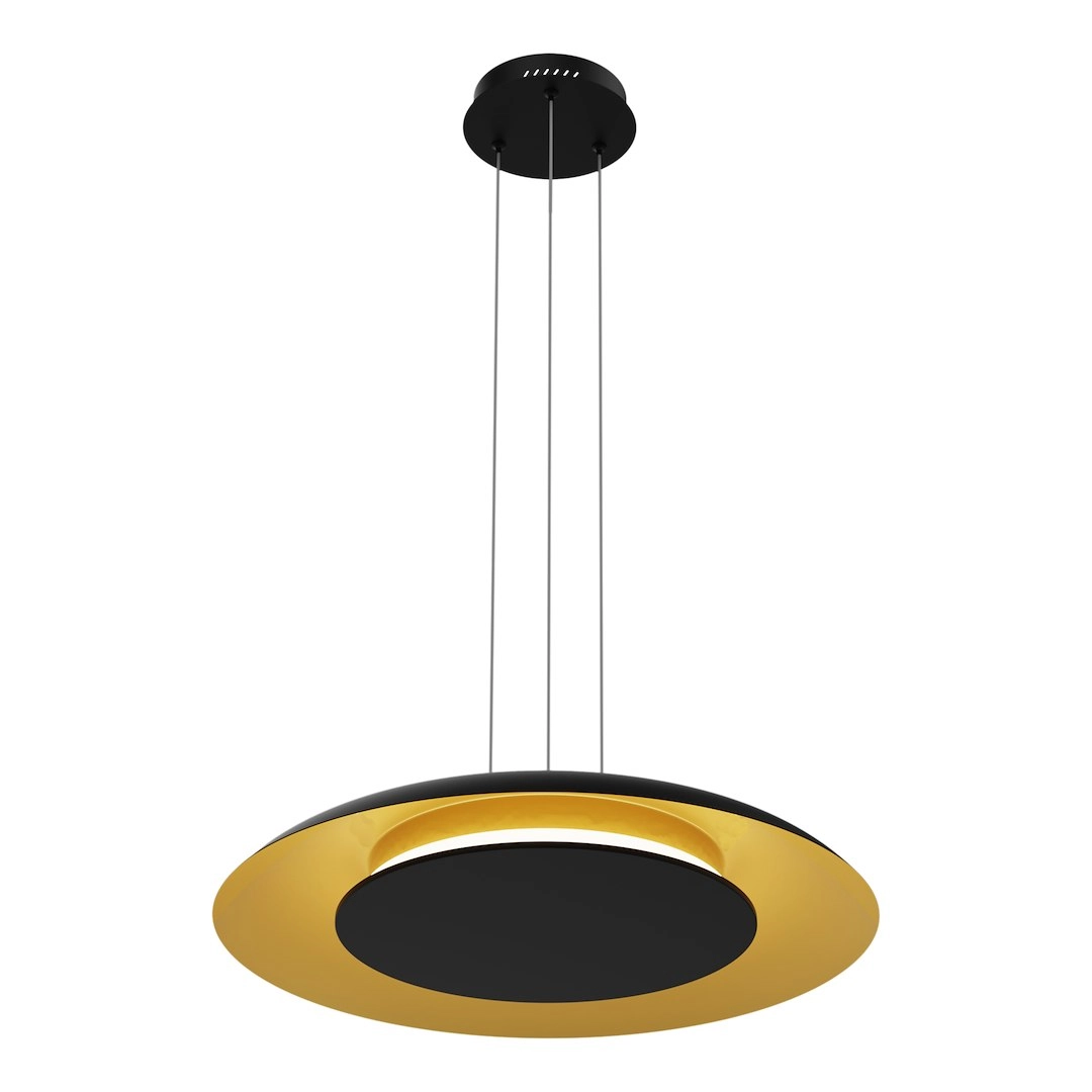 Pendant Lamp Piattino Black Gold 30W