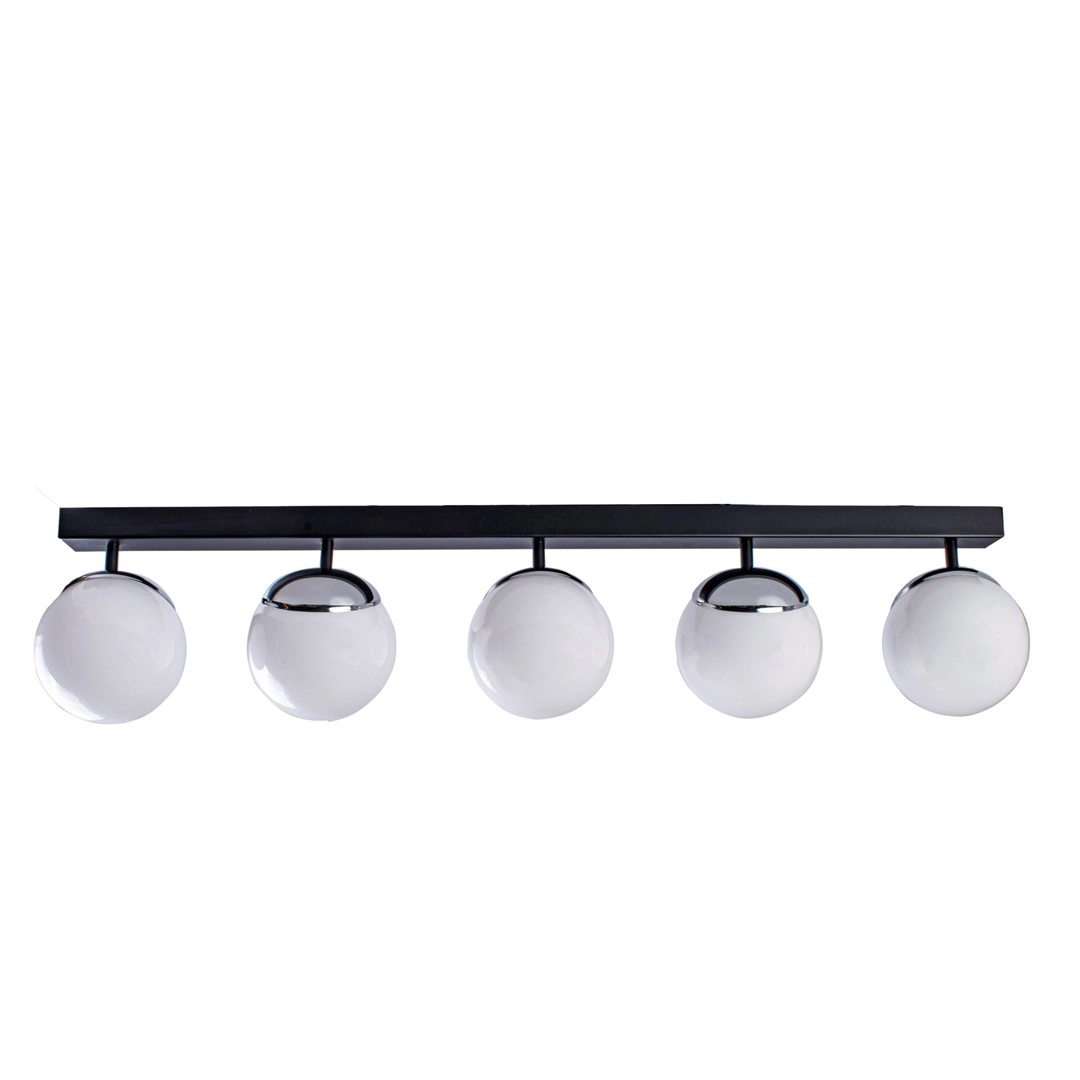 Ceiling lamp SFERA BLACK/CHROME 5xE14 5902693771258