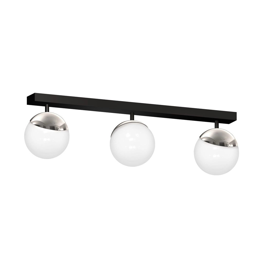 Ceiling lamp SFERA BLACK/CHROME 3xE14 5902693771265
