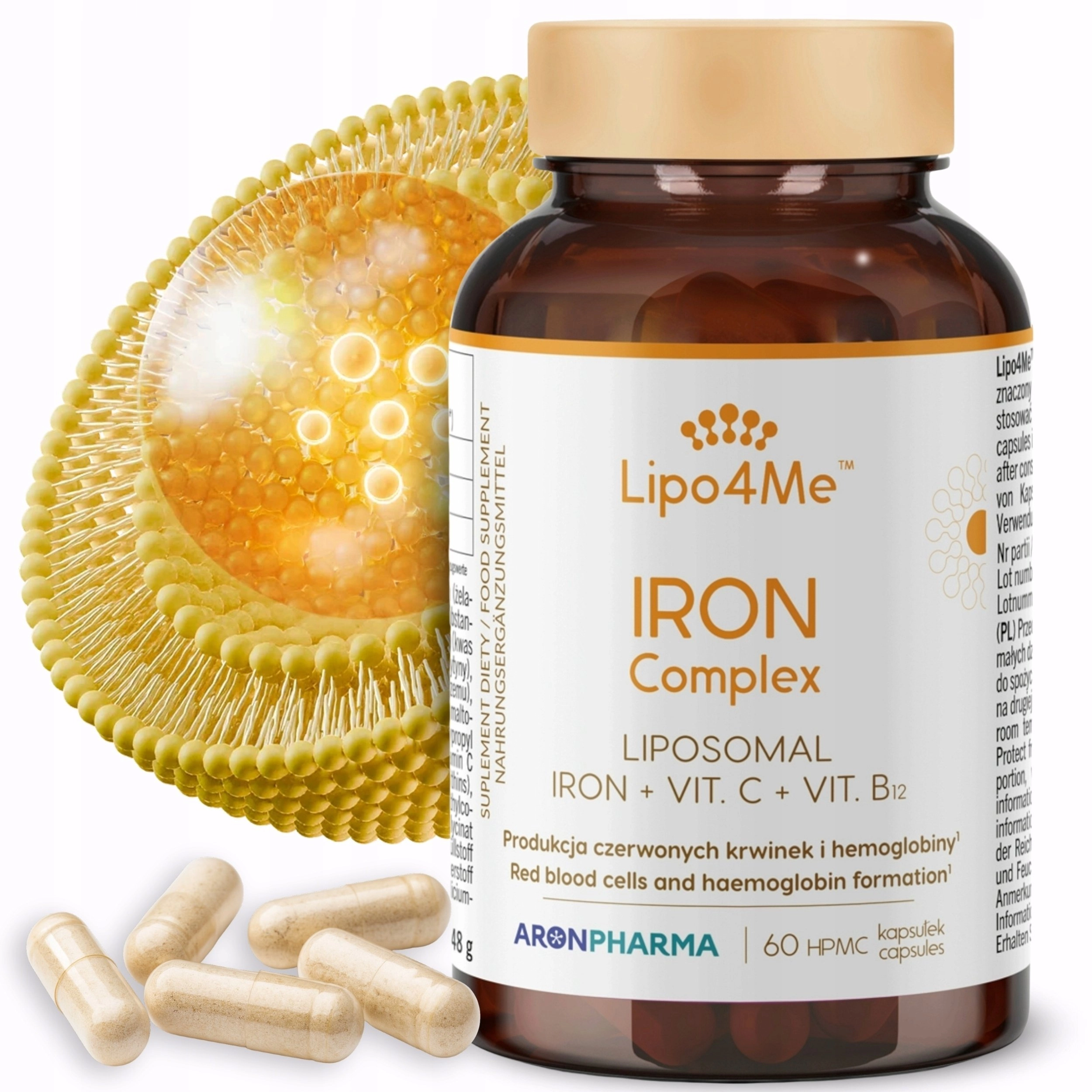 AronPharma_Lipo4Me Iron Complex suplement diety 60