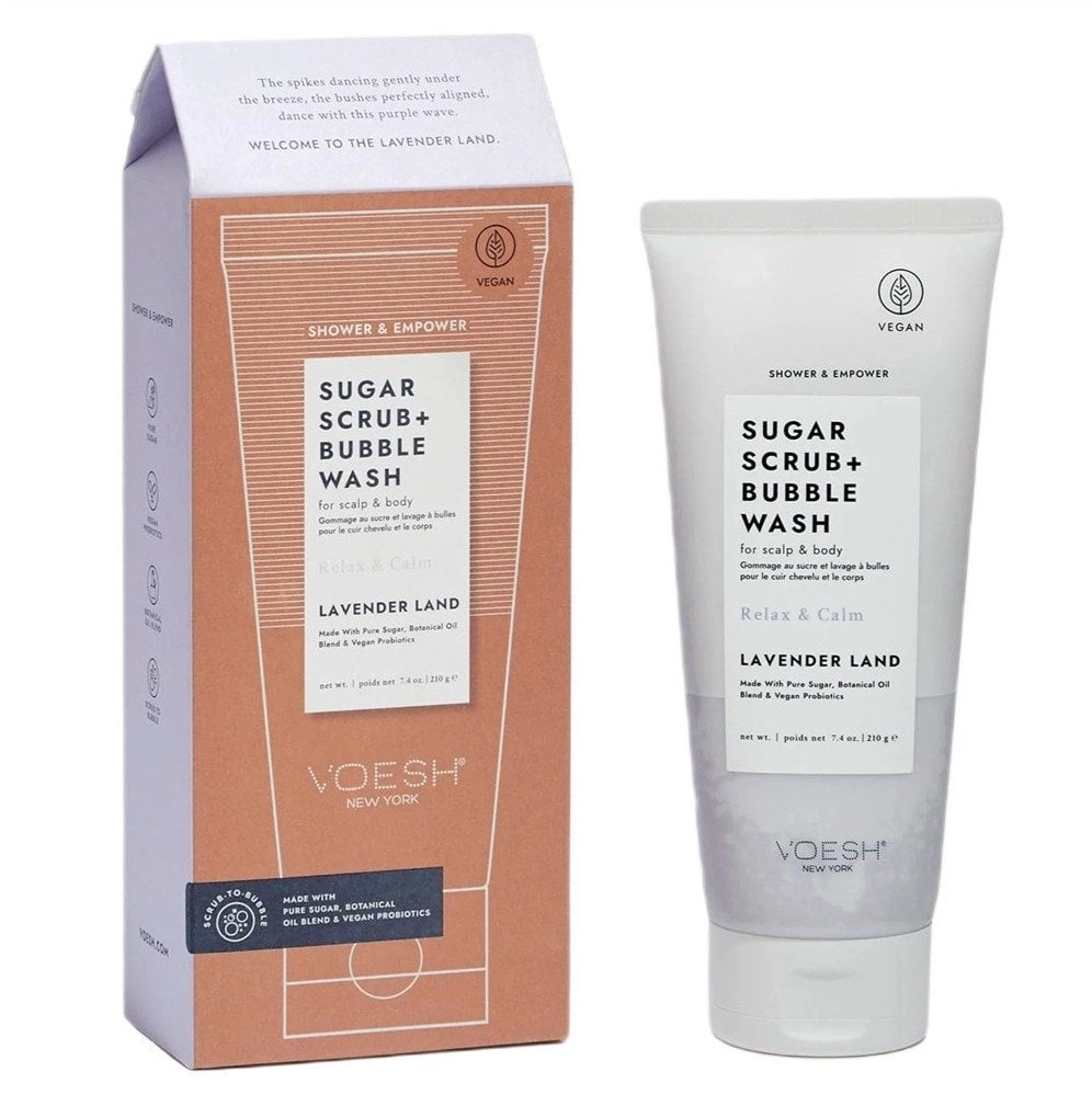 VOESH_Sugar Scrub + Bubble Wash peeling