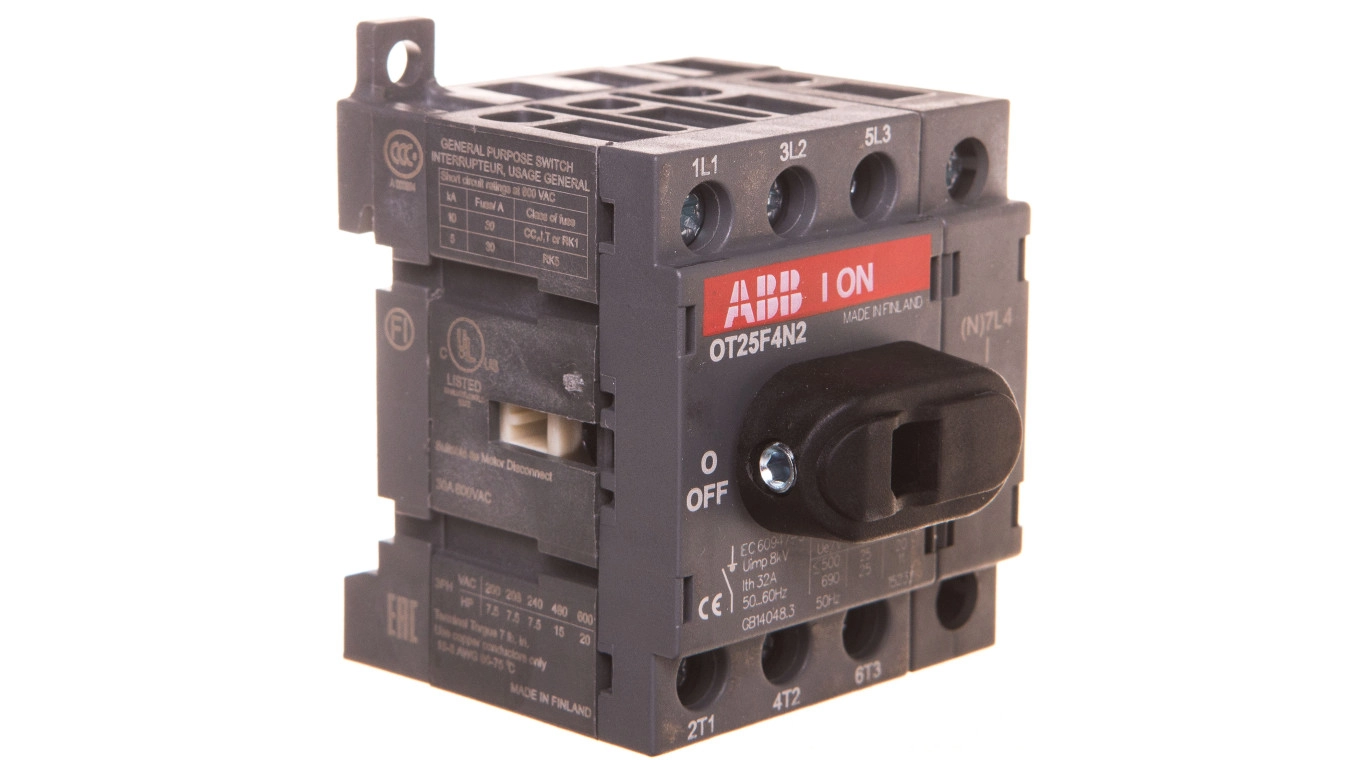 ABB Switch disconnector 4P 25A without