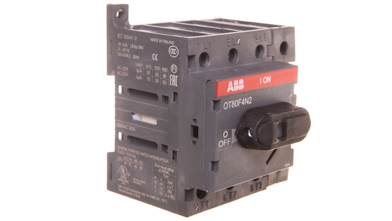ABB 4P 80A switch disconnector without