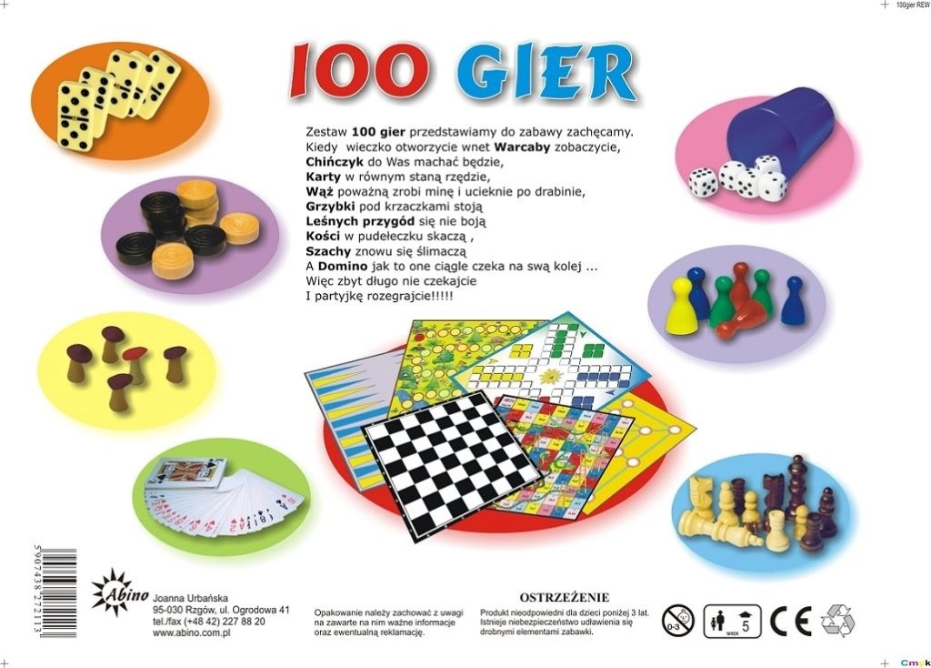 Abino Set of 100 games 5907428272113