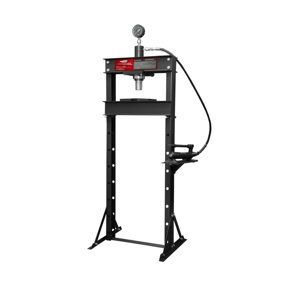 AWTools Prasa hydrauliczna z manometrem 12T
