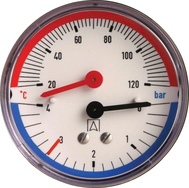 Afriso Thermomanometer TM80 4 axial bar