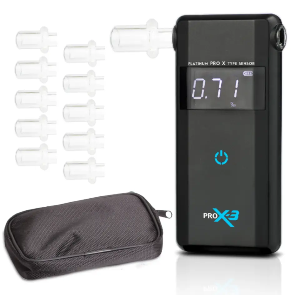AlcoFind PRO X-3 electrochemical breathalyzer  black