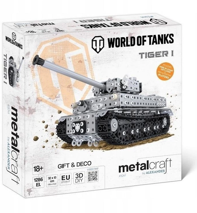 Metalcraft wot Tiger I tank 5906018032413