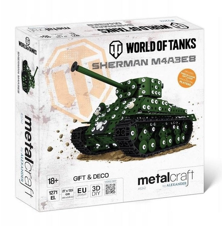 Metalcraft wot Sherman tank M4A3E8 5906018032420