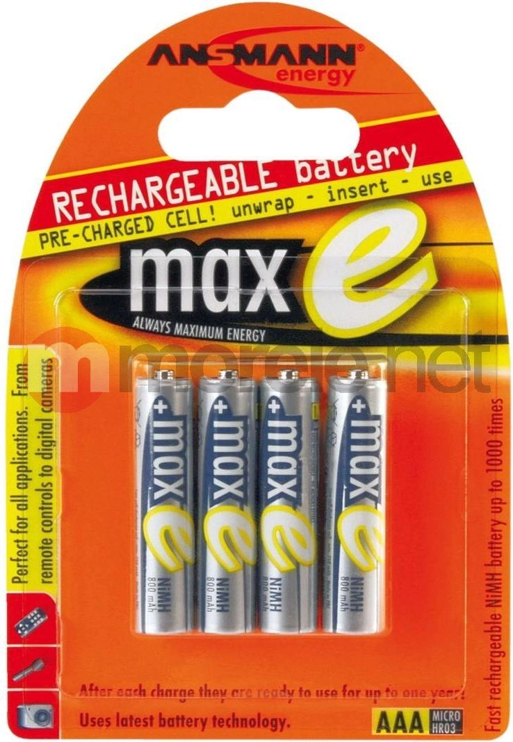 Ansmann MaxE AAA / R03 800mAh