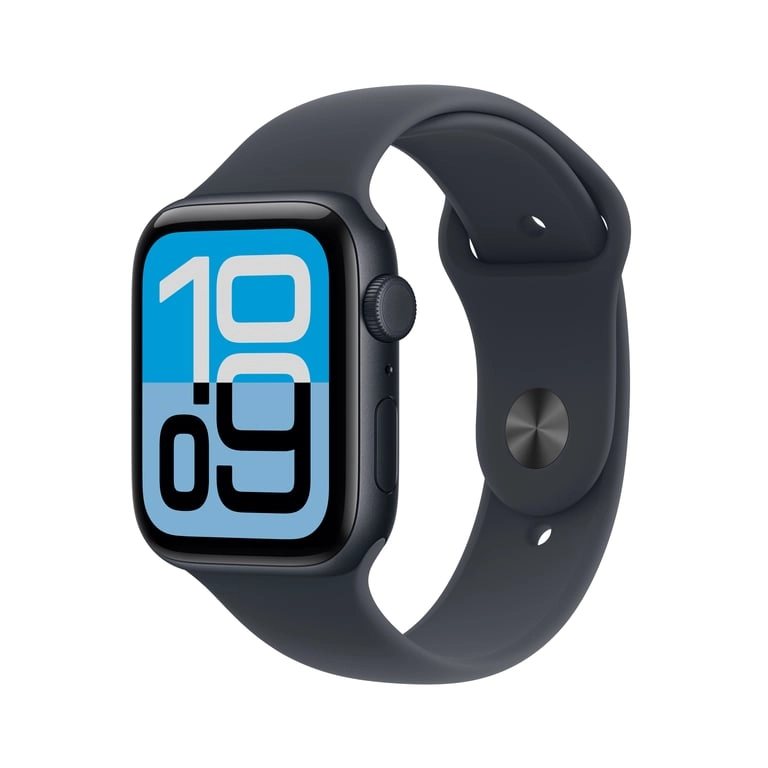 Apple Watch SE 3 GPS + mobilais 44 mm Midnight alumīnija korpuss | Midnight Sport Band - M/L