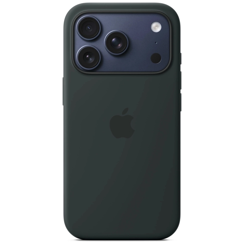 Apple silicone case with MagSafe (black