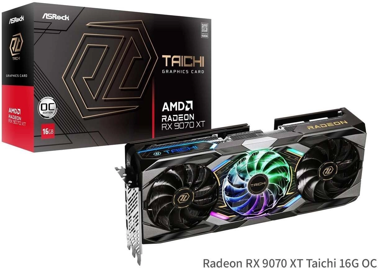 ASRock RX9070XT TCW 16GO 16GB DDR6