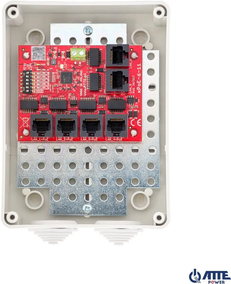 Atte SWITCH 6-PORT POE ATTE xPoE-6-11-S3
