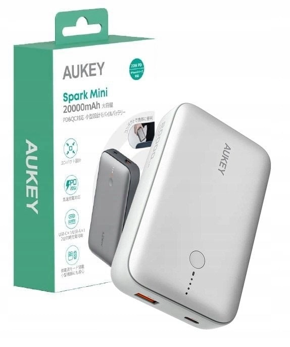 Aukey Spark Mini Powerbank 20000mAh USB-C/A