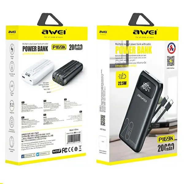 Powerbank Awei AWEI PowerBank P169K 20000mAh