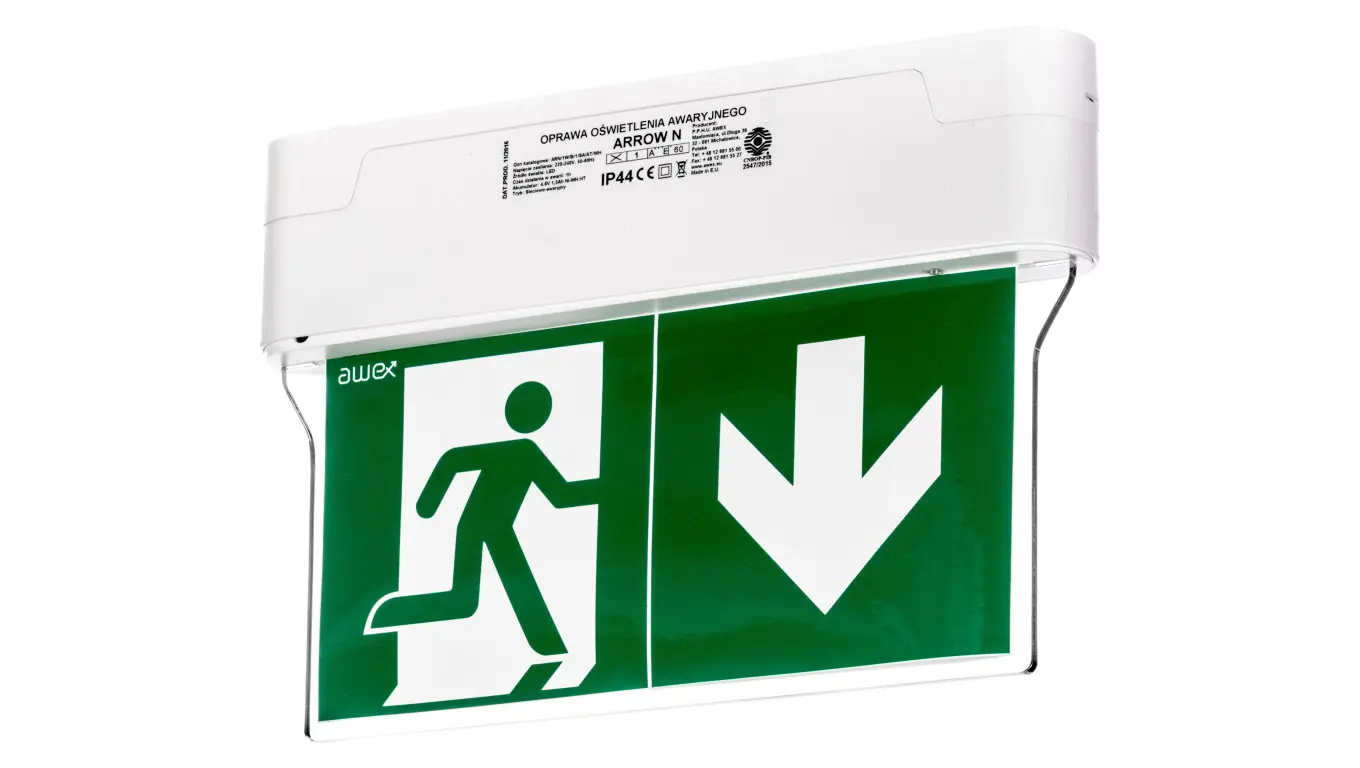 ARROW N 1W 1h emergency luminaire