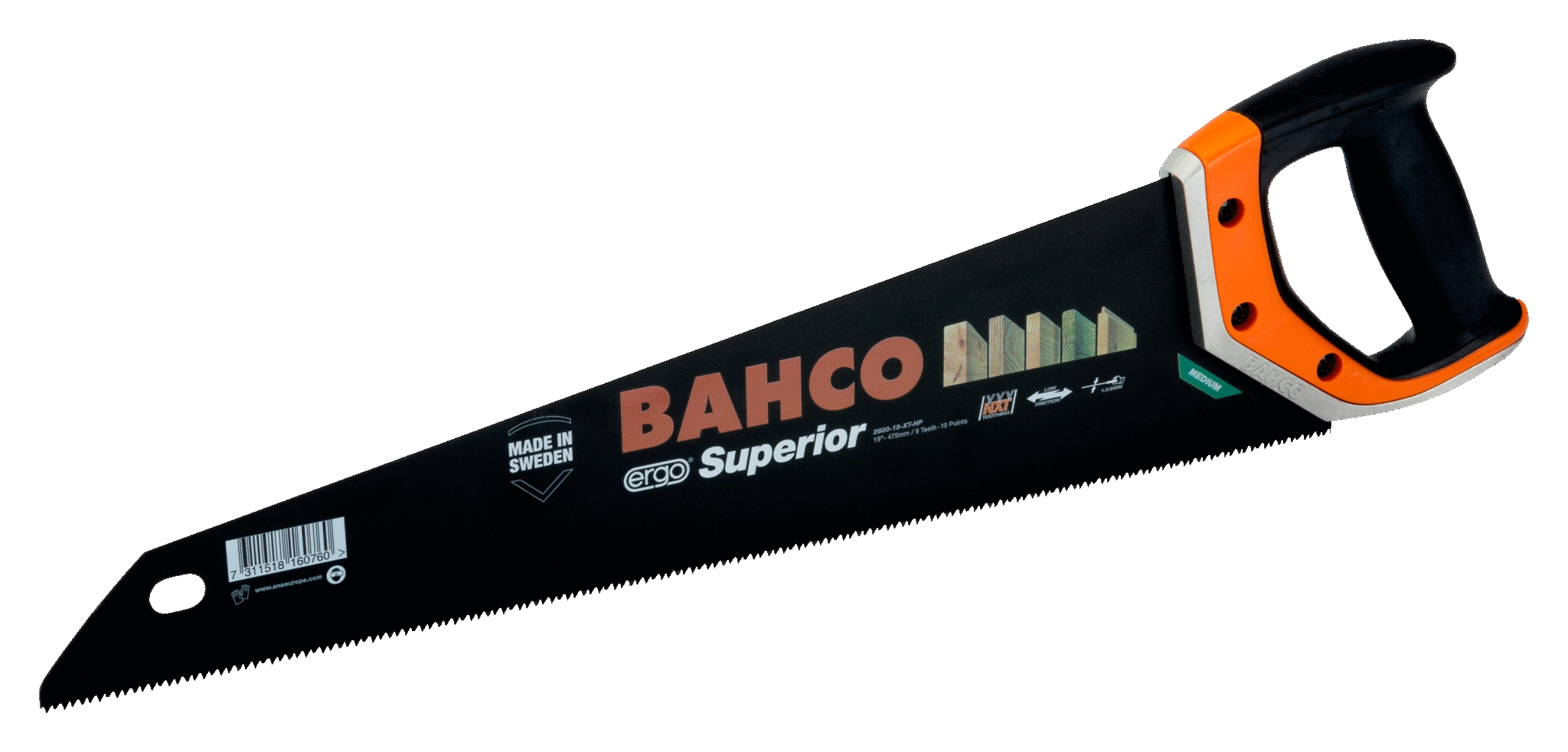 BAHCO PIŁA RĘCZNA 600mm SUPERIOR 2700-24-XT7-HP
