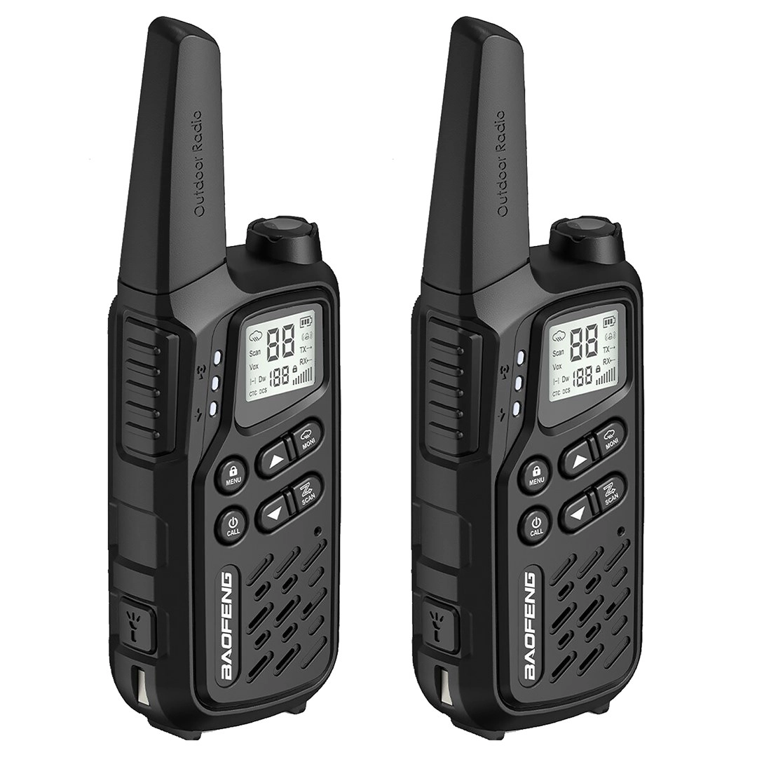 Walkie-Talkie Baofeng BF-T25E Black 5904921481861