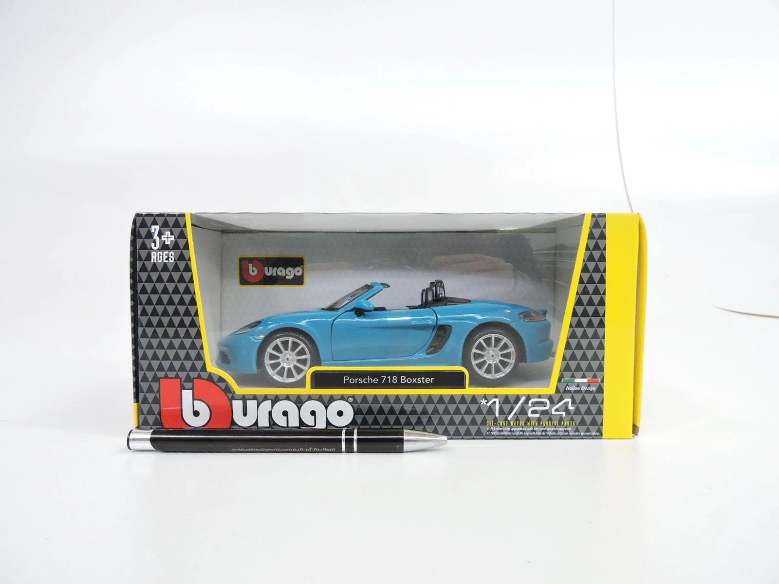 Bburago Porsche 718 Boxter Blue 1:24
