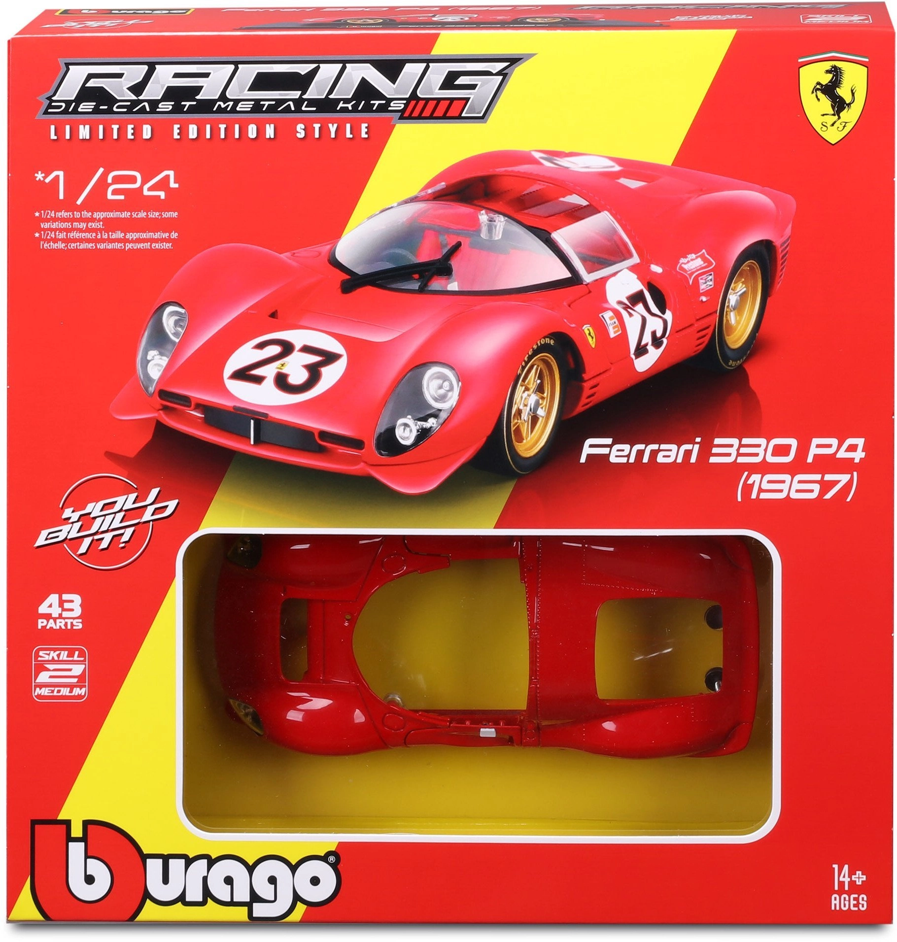 BBURAGO Ferrari 330 P4 Daytona 1:24
