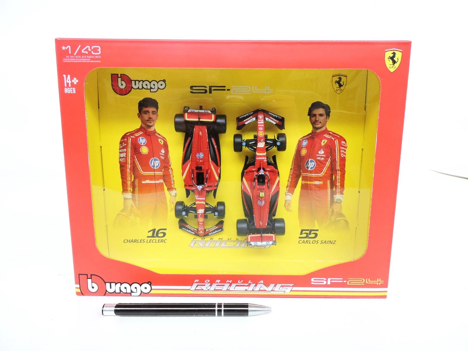 BBU 1:43 Ferrari SF-24 2pack Leclerc-Sainz