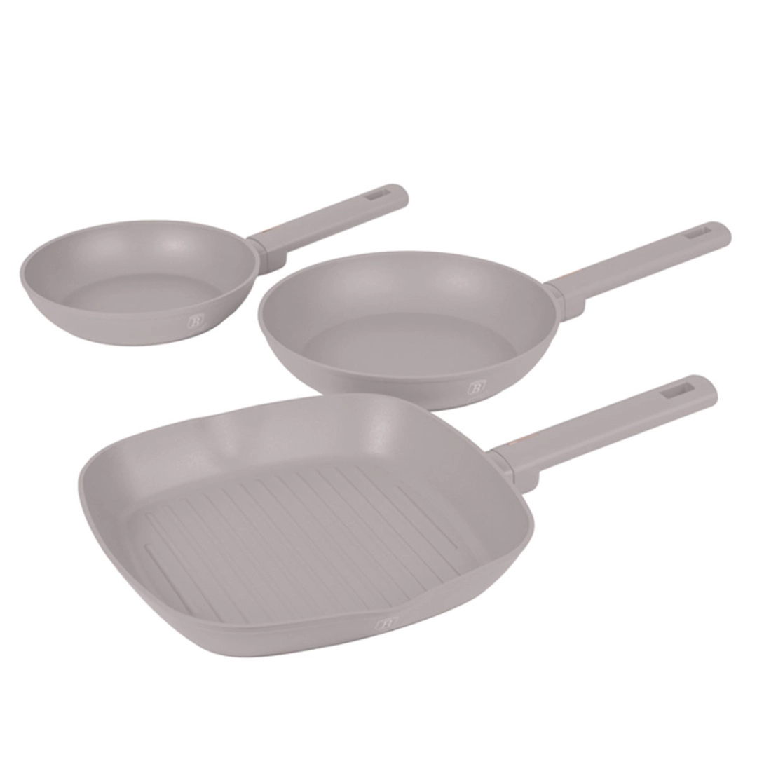 SET OF 3 TITANIUM PANS BERLINGER