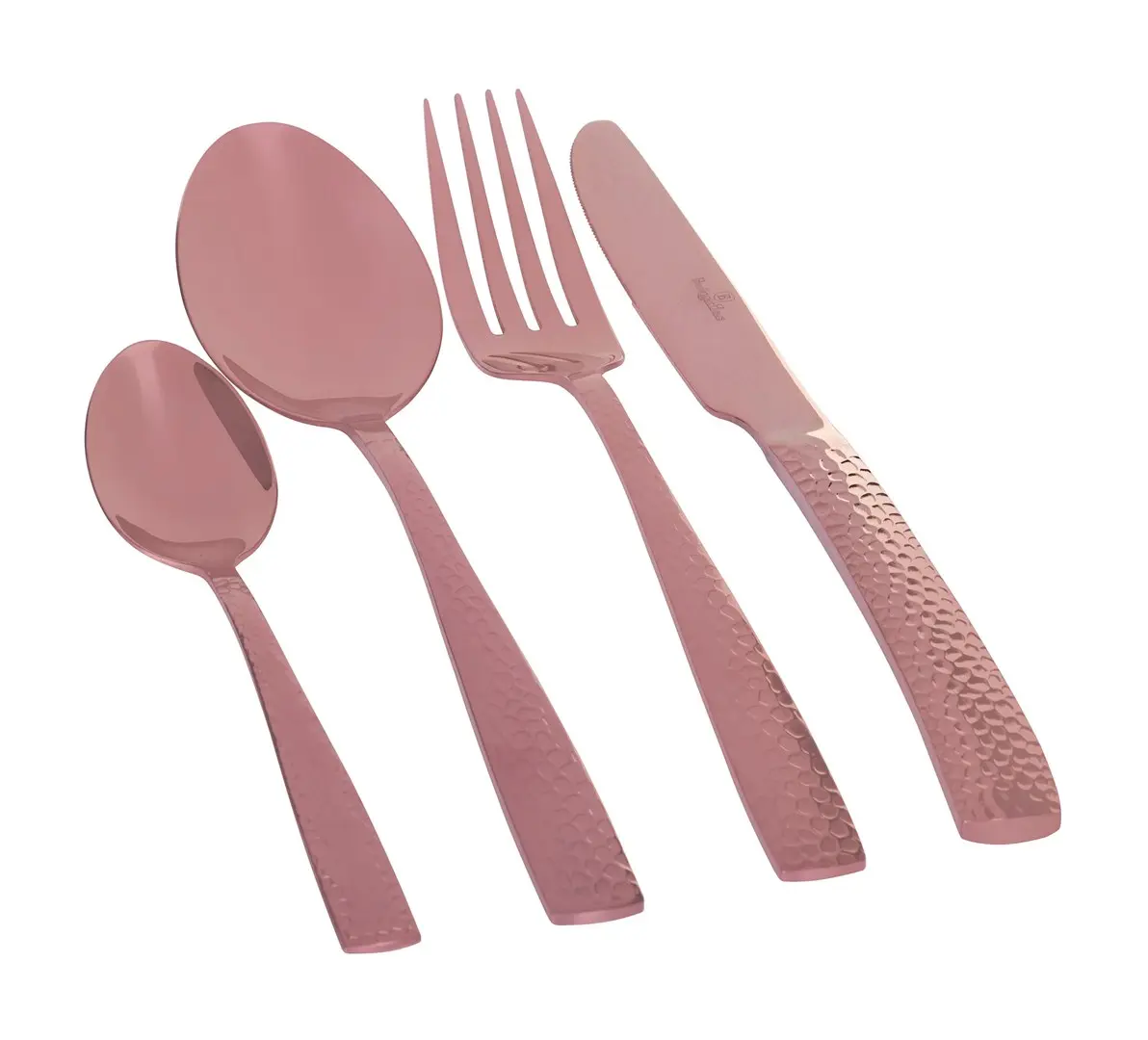 24 PIECE GLOSS METALLIC LINE ROSE