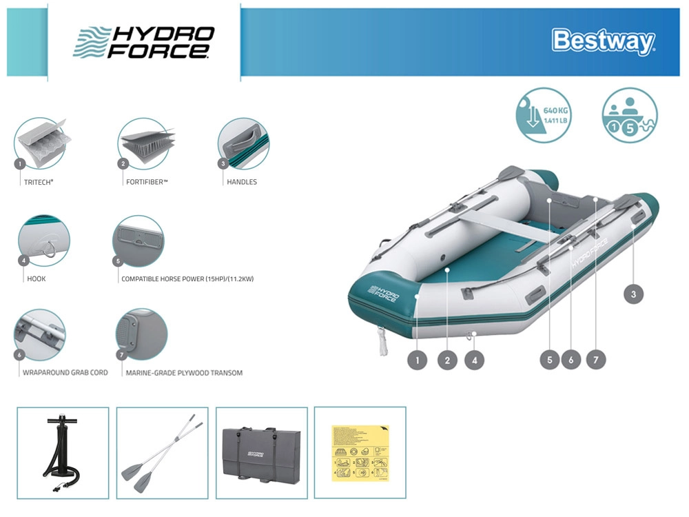 Bestway Hydro-Аorce Mirovia Pro White/Blue 1365673717