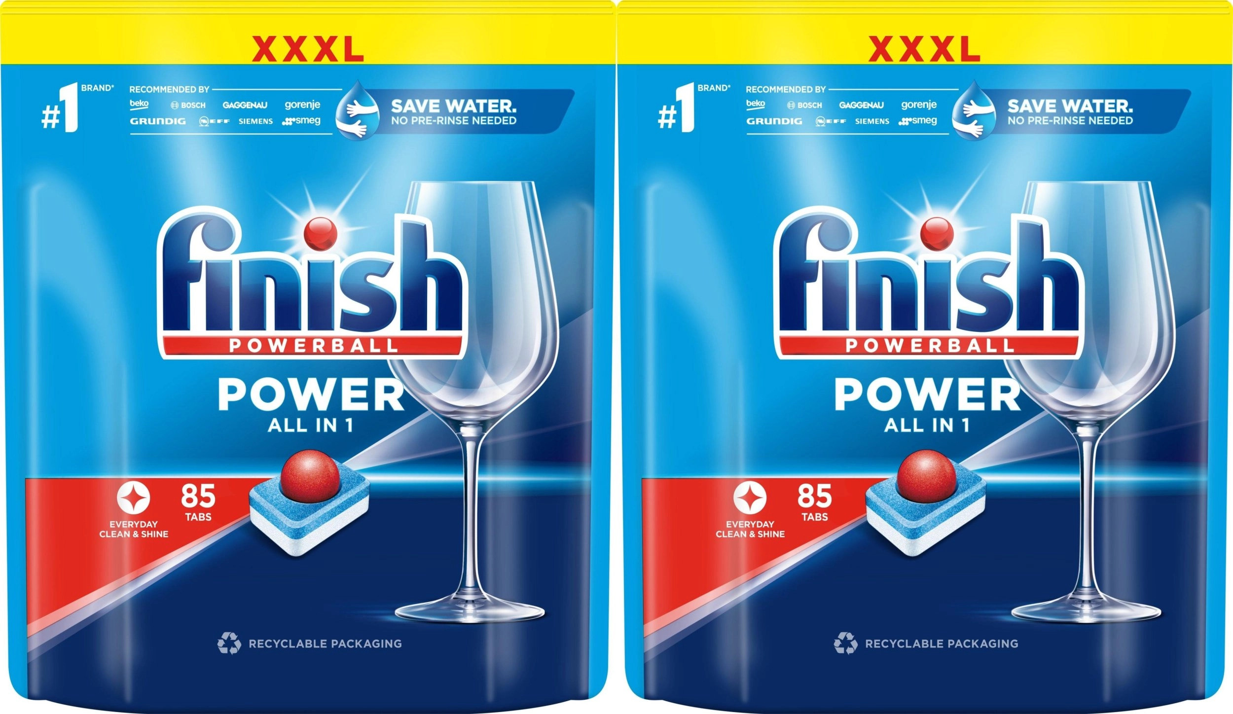 Finish Dishwasher Tablets Power All in
