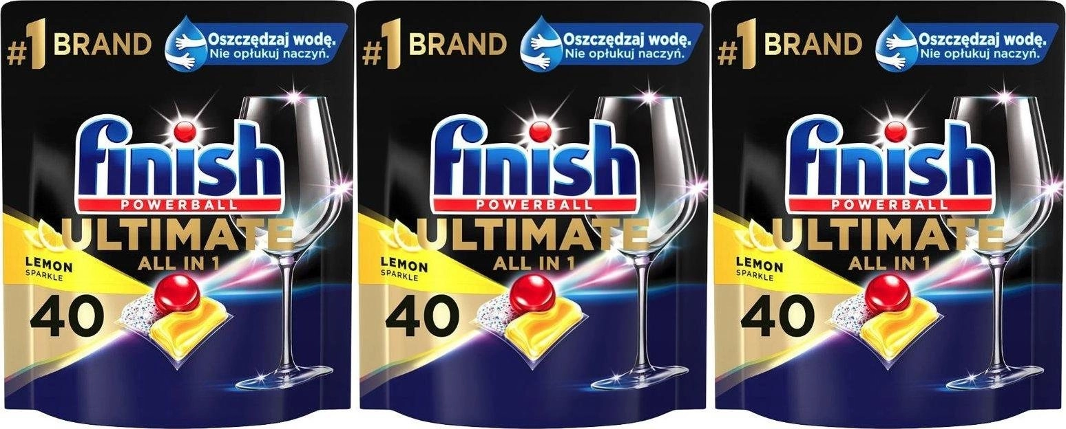 Finish Powerball Ultimate Lemon 120 pieces