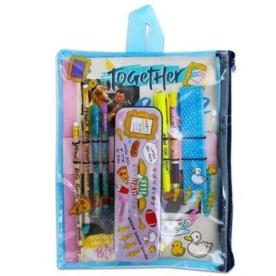 Friends Bumper Stationery Wallet (12 elements)/school