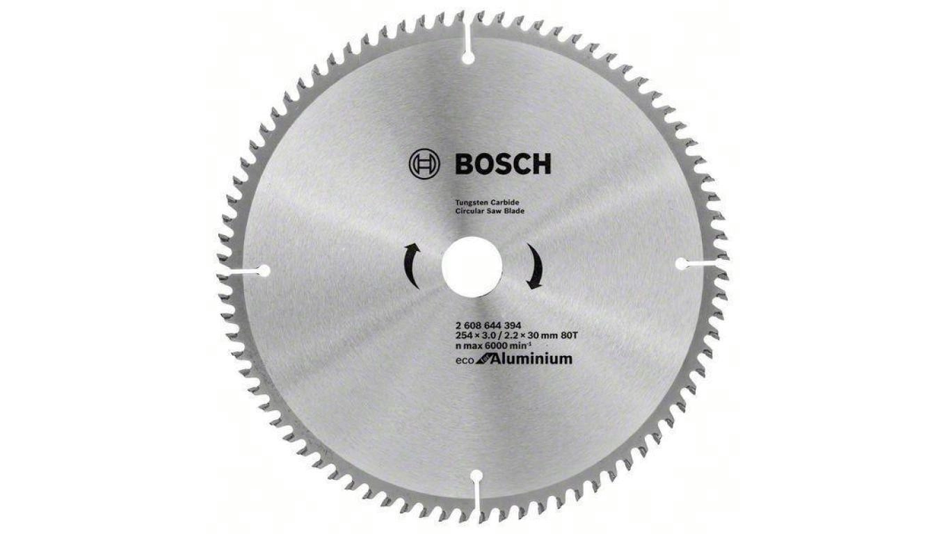 ALUMINIUM SAW BLADE 254x30mm 80-TEETH ECO