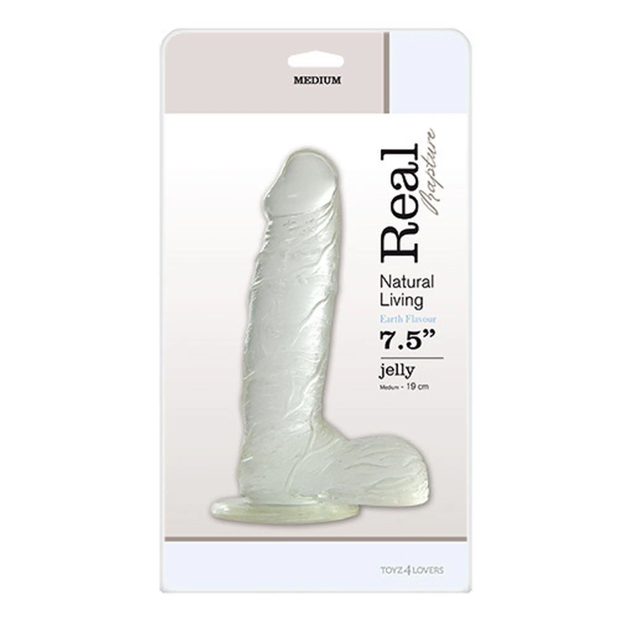 Realistic penis vibrator with suction cup