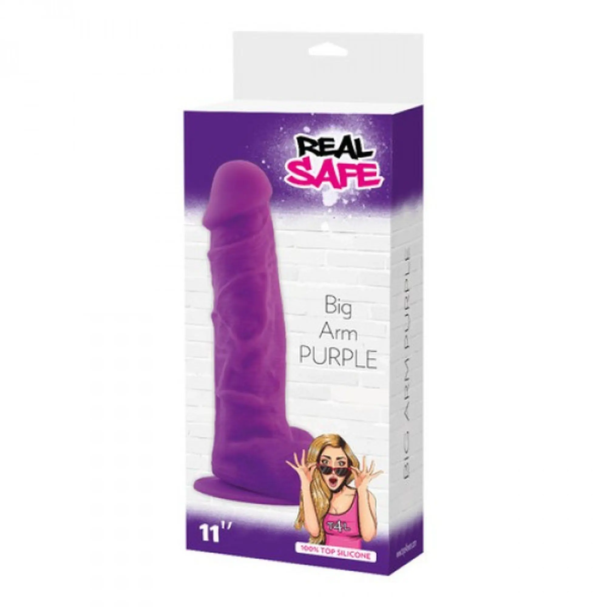 Delicate purple silicone dildos with suction