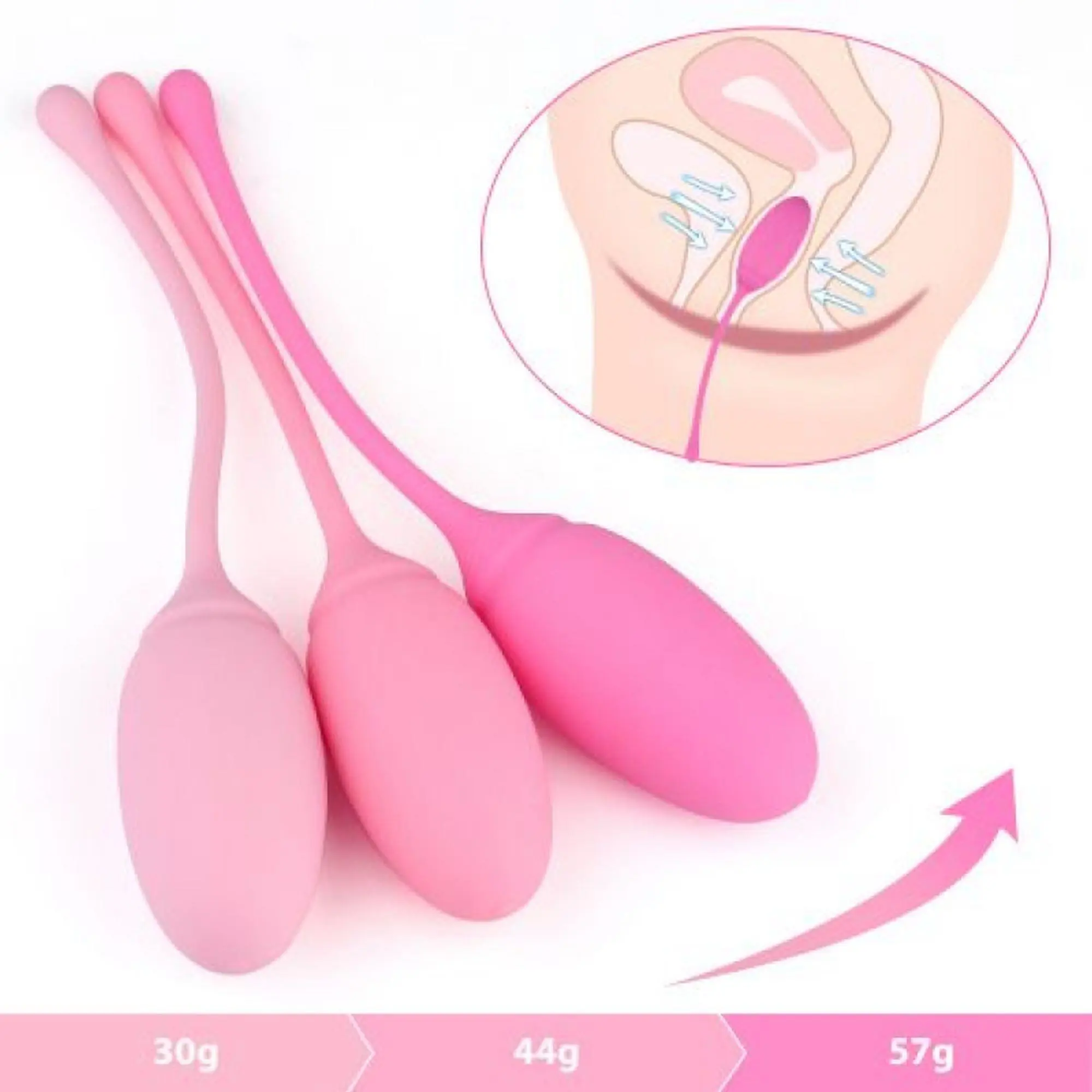 Kegel Muscle Training Set 3 Balls