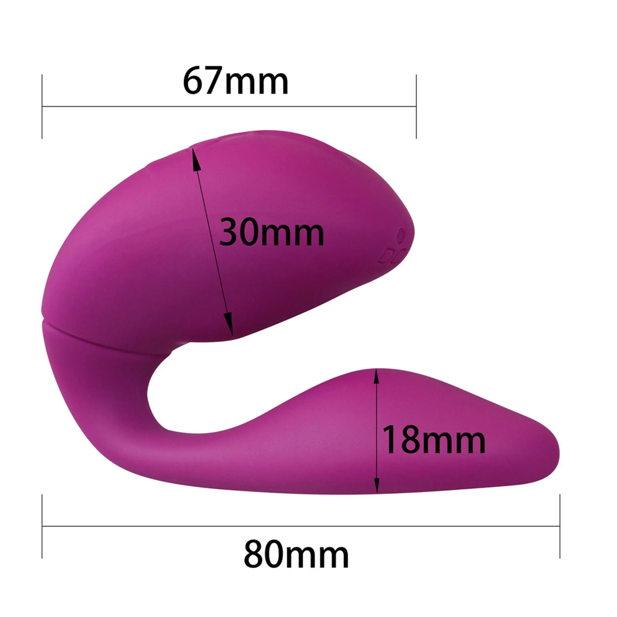 Vibrator Massager for Couples 2in1 for