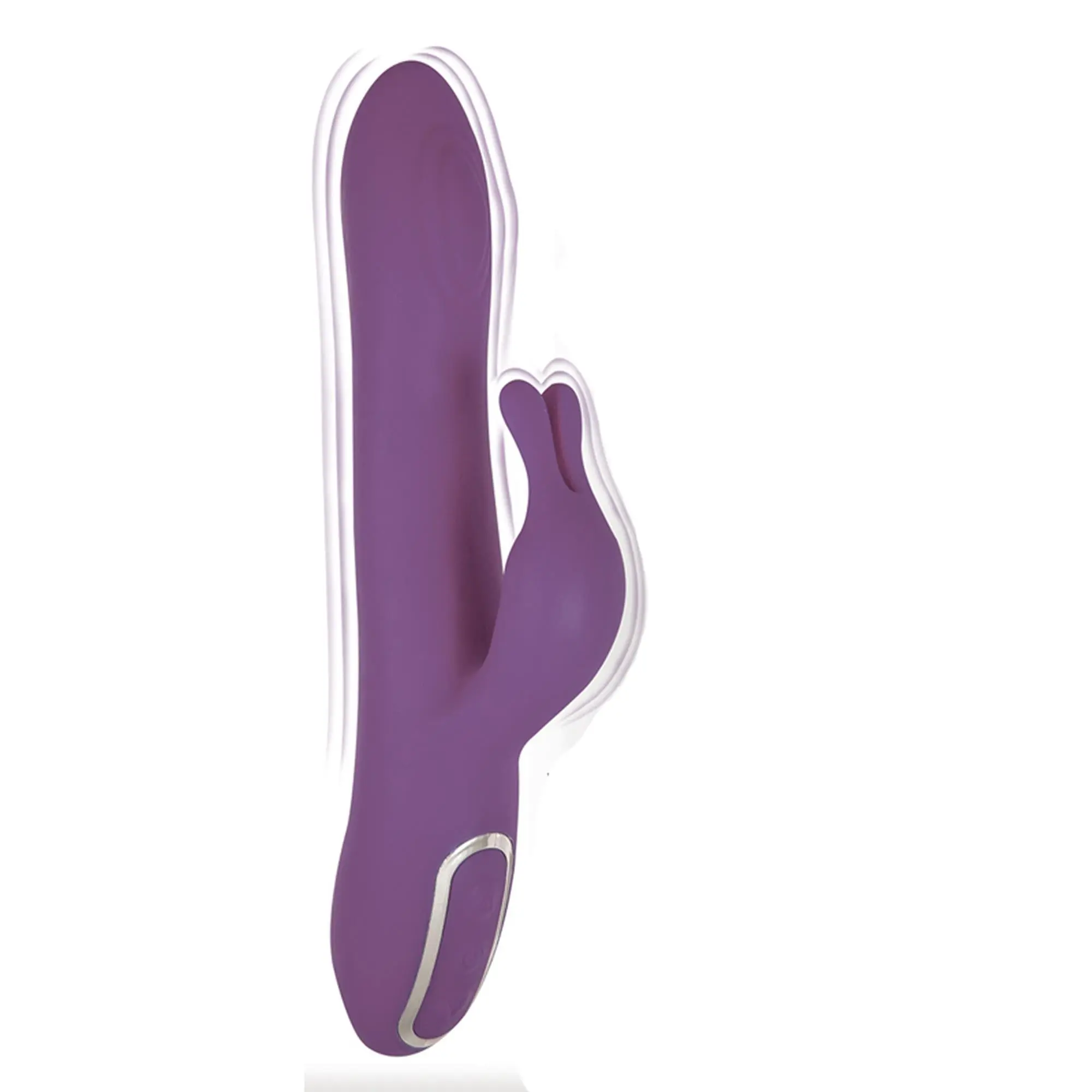 Curved rabbit vibrator to punk G