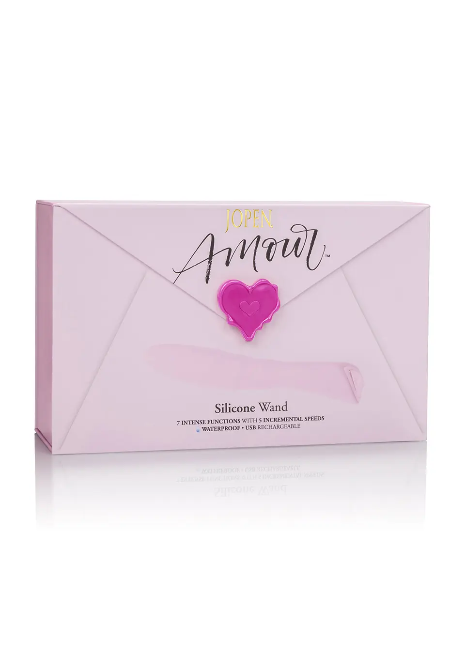VIBRATOR-AMOUR SILICONE WAND 30-12002-X-PINK 815768012826