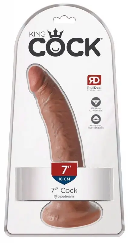 King Cock 7" Cock Tan 4024144559510