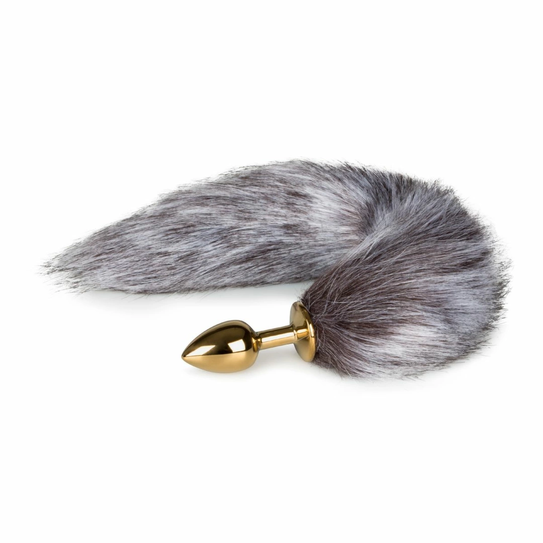 Butt plug fox tail plug with