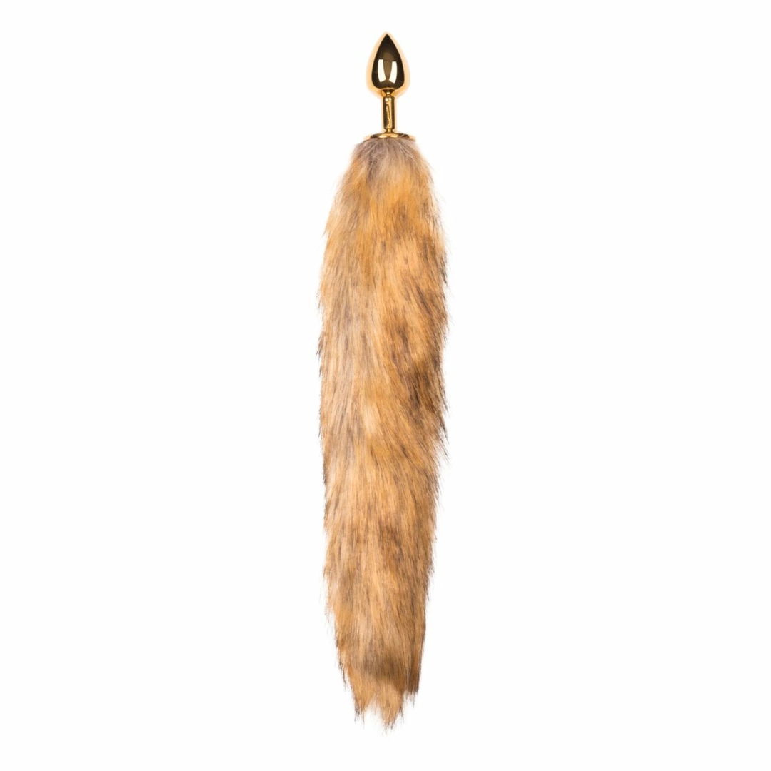 Butt plug fox tail plug with