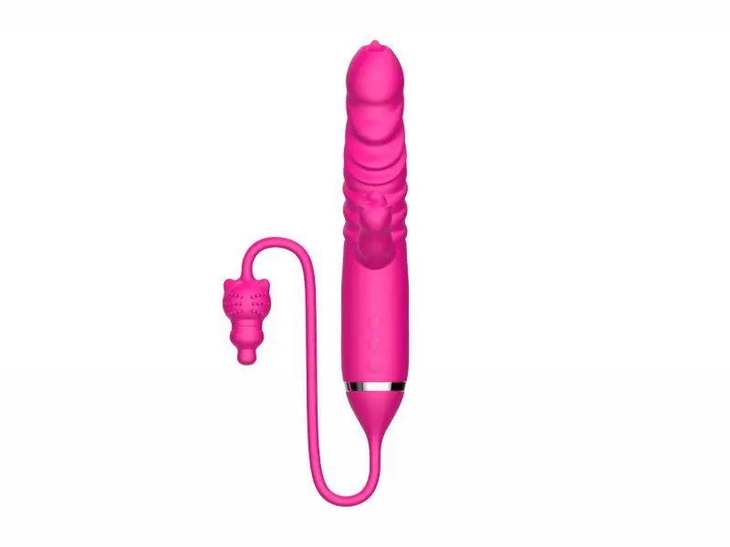 Tongue Licking Triple Stimulation Thrusting Vibrator